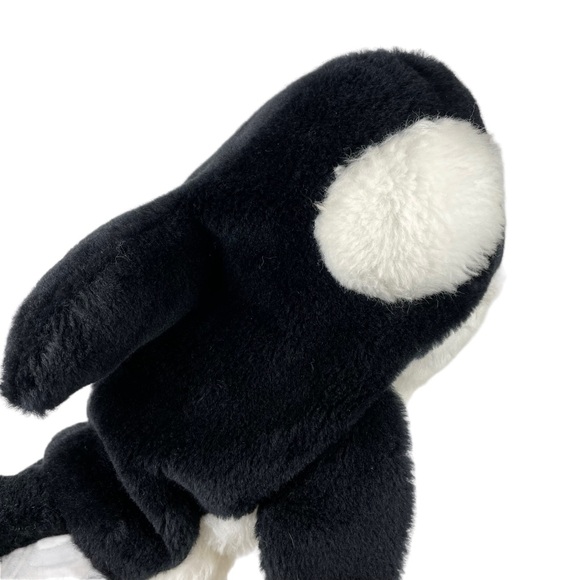 Vintage Orca Killer Whale Children’s Hand Puppet Plush Simple Toy USA Made Rare - Picture 12 of 14
